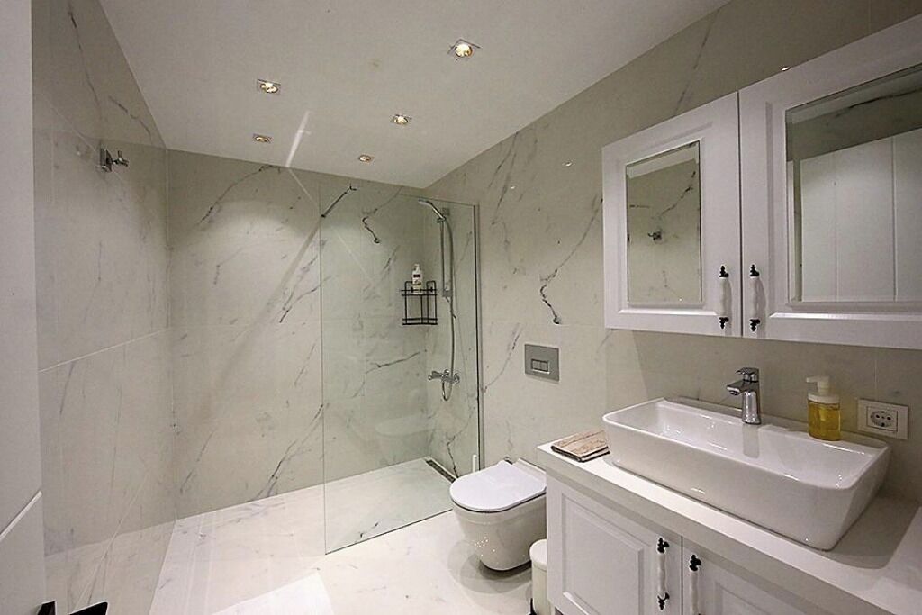 Akbay Home Bozcada Premium | Salle de bain | Articles de toilette gratuits, serviettes fournies, savon, shampoing