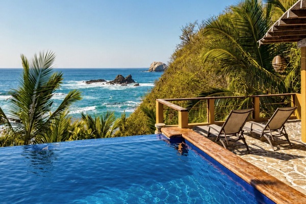 3 outdoor pools