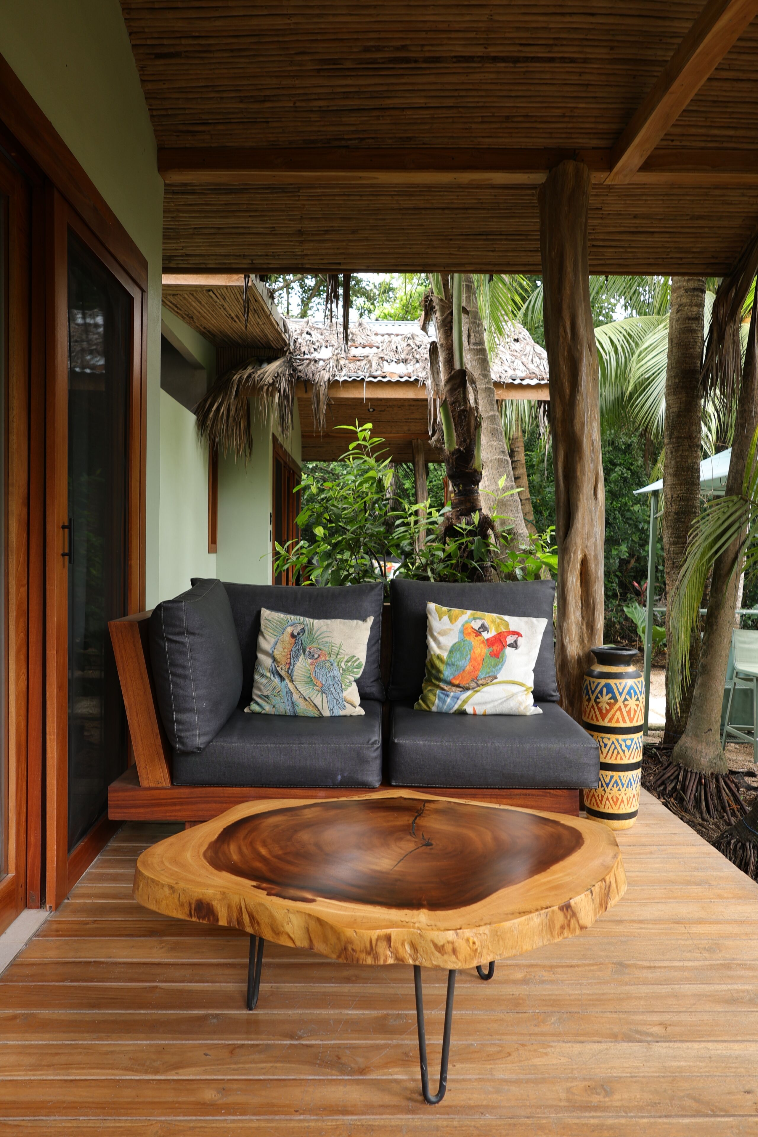 Bungalow Deluxe, quang cảnh vườn | Hiên