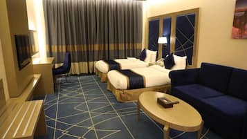 In-room safe, soundproofing, iron/ironing board, WiFi (free)