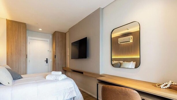 1 bedroom, free WiFi - New Studio 650 m From Paulista Avenue Hmj0517 (São Paulo)