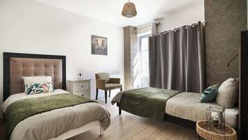 2 bedrooms, iron/ironing board, travel crib, WiFi