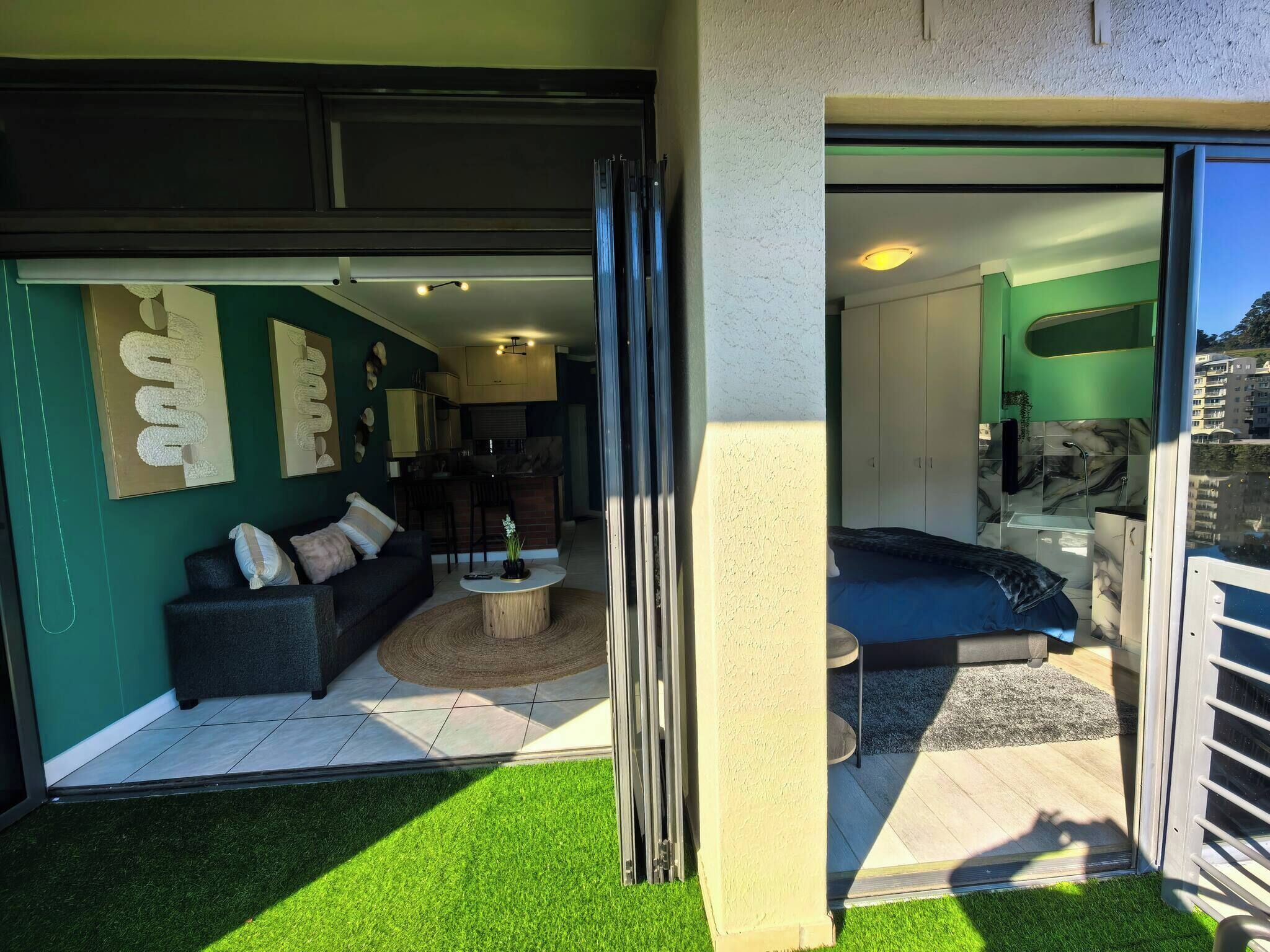 Departamento, 1 habitación, con acceso para personas discapacitadas, balcón | Terraza o patio