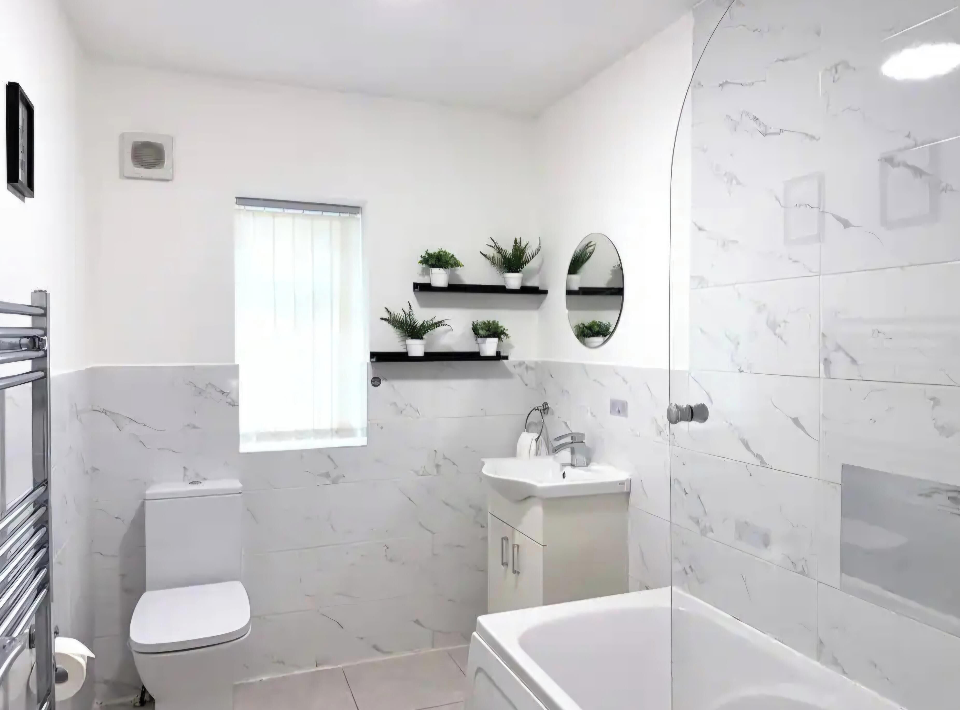 Towels, soap, toilet paper