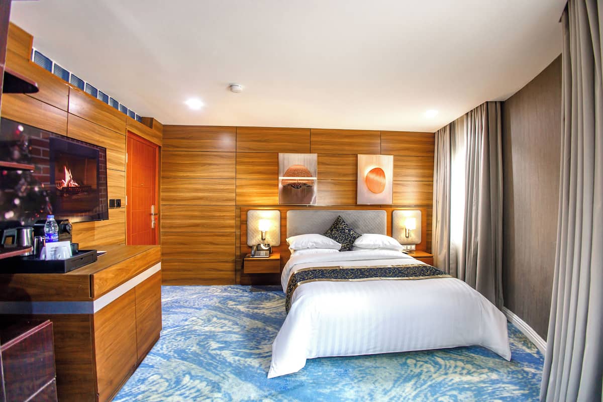 Suite Deluxe | Sábanas de algodón egipcio, ropa de cama de alta calidad y edredón 