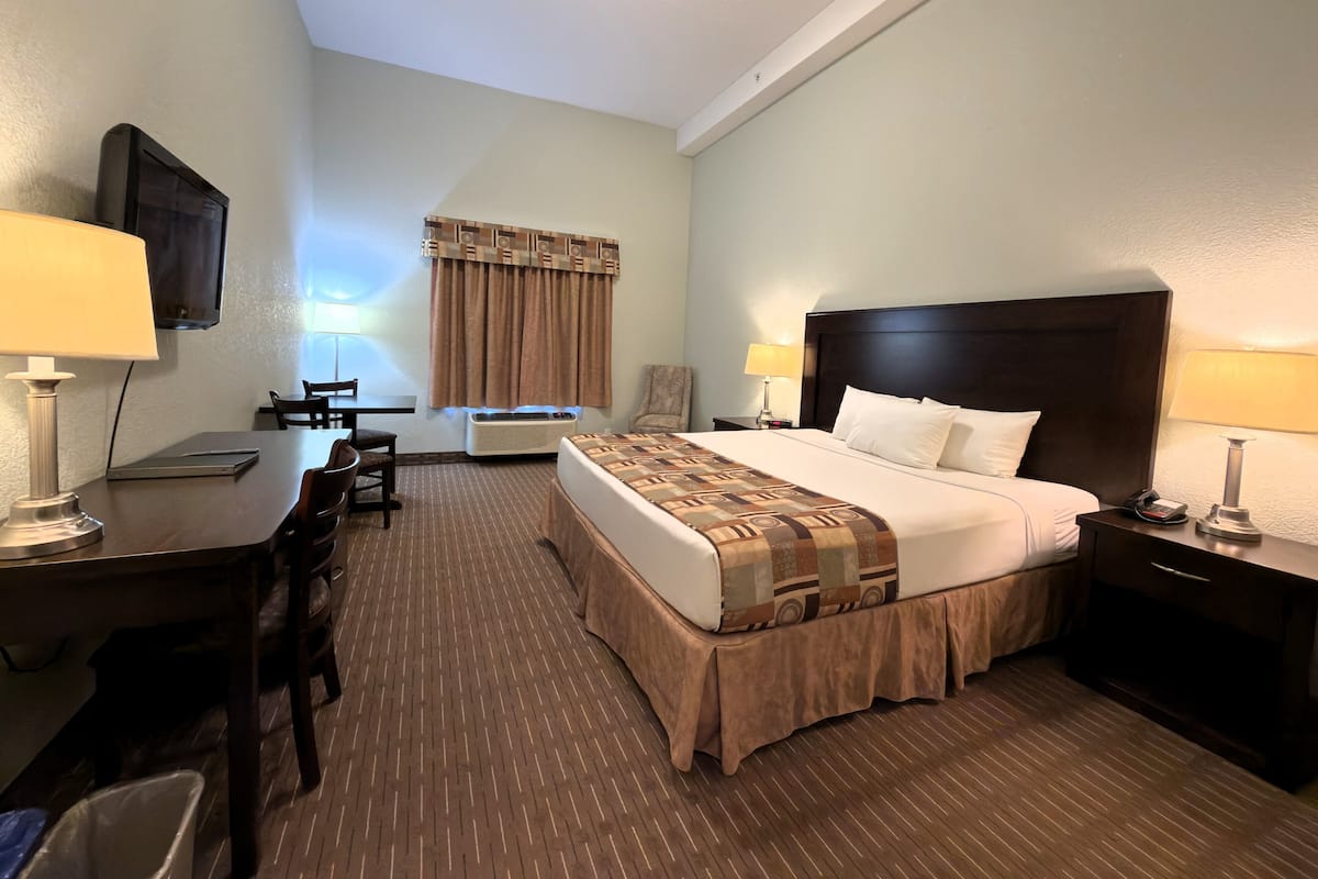 Standard Room, 1 King Bed, Non Smoking | Desk, laptop workspace, iron/ironing board, WiFi (free)
