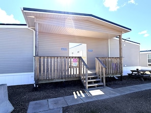 Economy Single Room, 1 Double Bed, Non Smoking | Terrace/patio - Golden Prairie Hotel & Lodge (Consort)