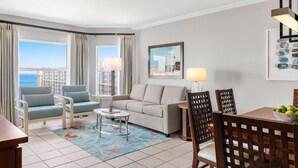 TV - OCEANFRONT- Beautiful 2 Bedroom-Marriott's Aruba Surf Club - Full Resort Access (Noord)