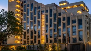 A multi-story hotel with a modern architectural design, featuring a prominent 'TSAVO' sign on the facade. - Luxury one bedroom-Roysambu near CBD (Nairobi)