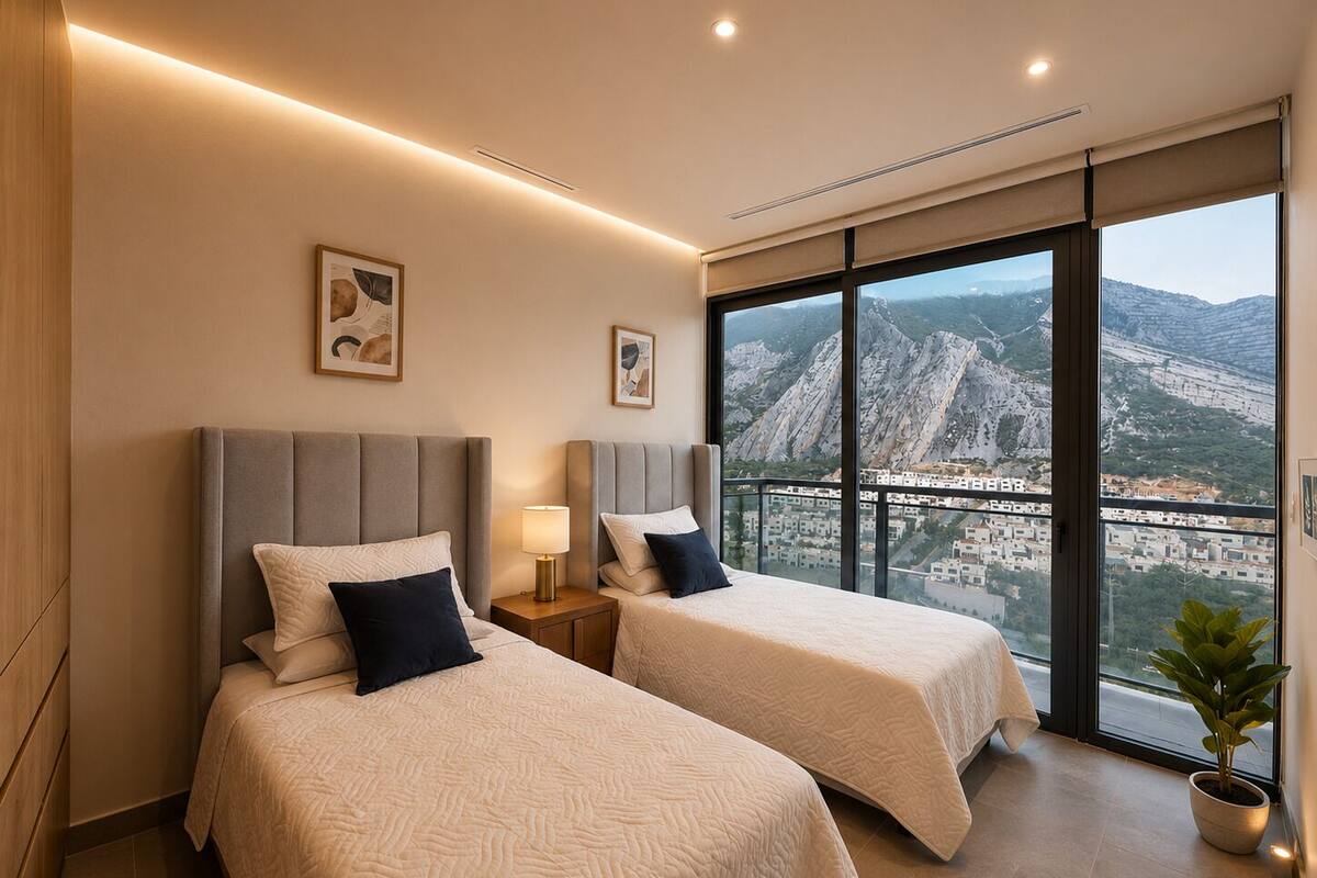 Suite, Balcony, City View | Laptop workspace, iron/ironing board, WiFi (free)