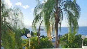 A view of a coastal area with trees and a clear sky. - CLEMARA EVASION - Suite Azur  (La Trinité)