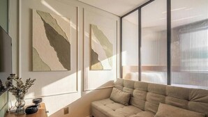 Basic Apartment | Living area - Studio in Building w/ View Downtown Eva0706 (Florianópolis)