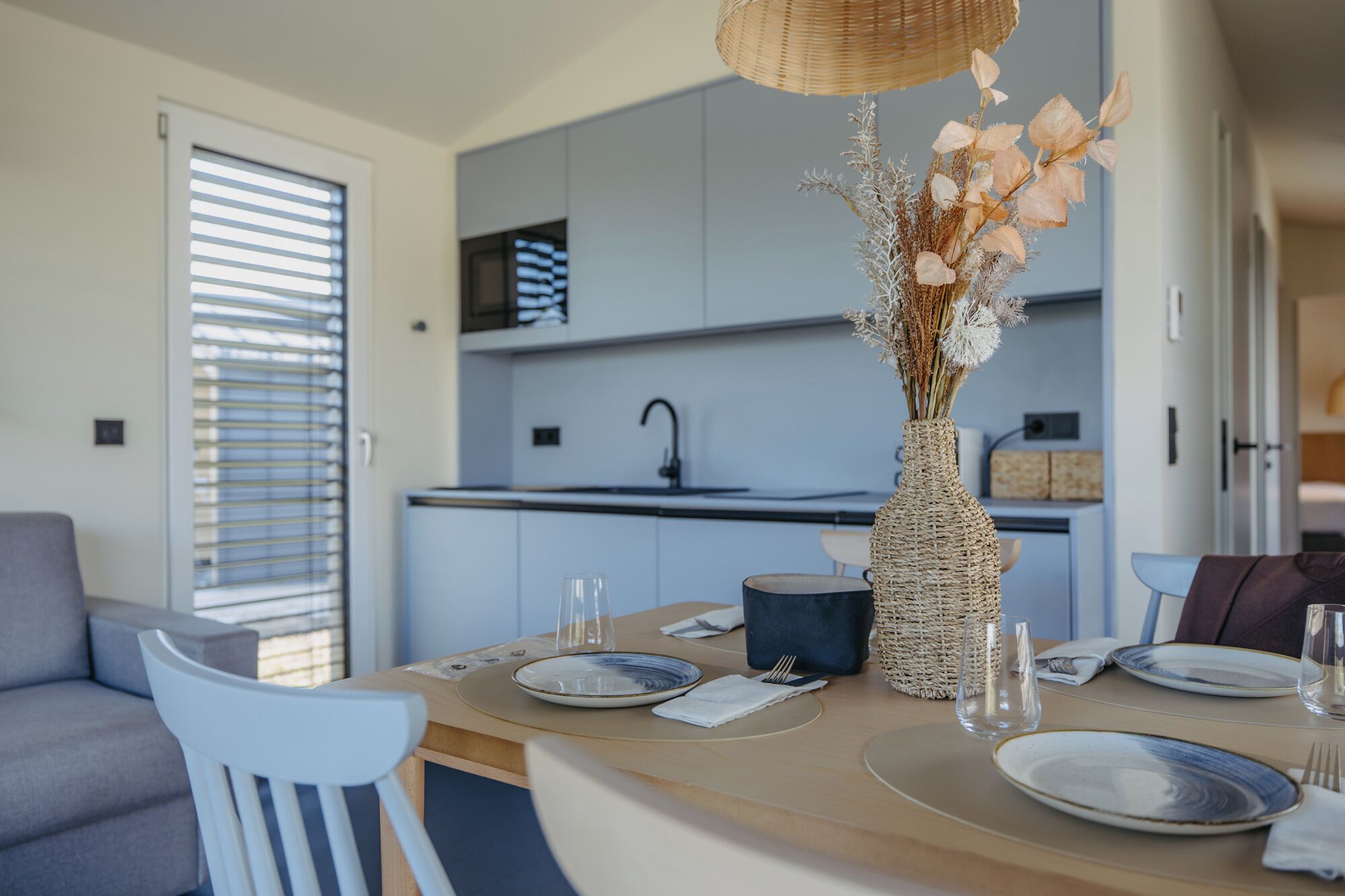 Guesthouse Spa Double, ca. 41 qm, max. 4 Personen-Guesthouses Neuer Strand - Küche
