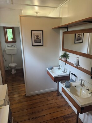 Bathroom - Cosy cottage with beautiful mountain view. Close to town and Carrot Park. (Ohakune)