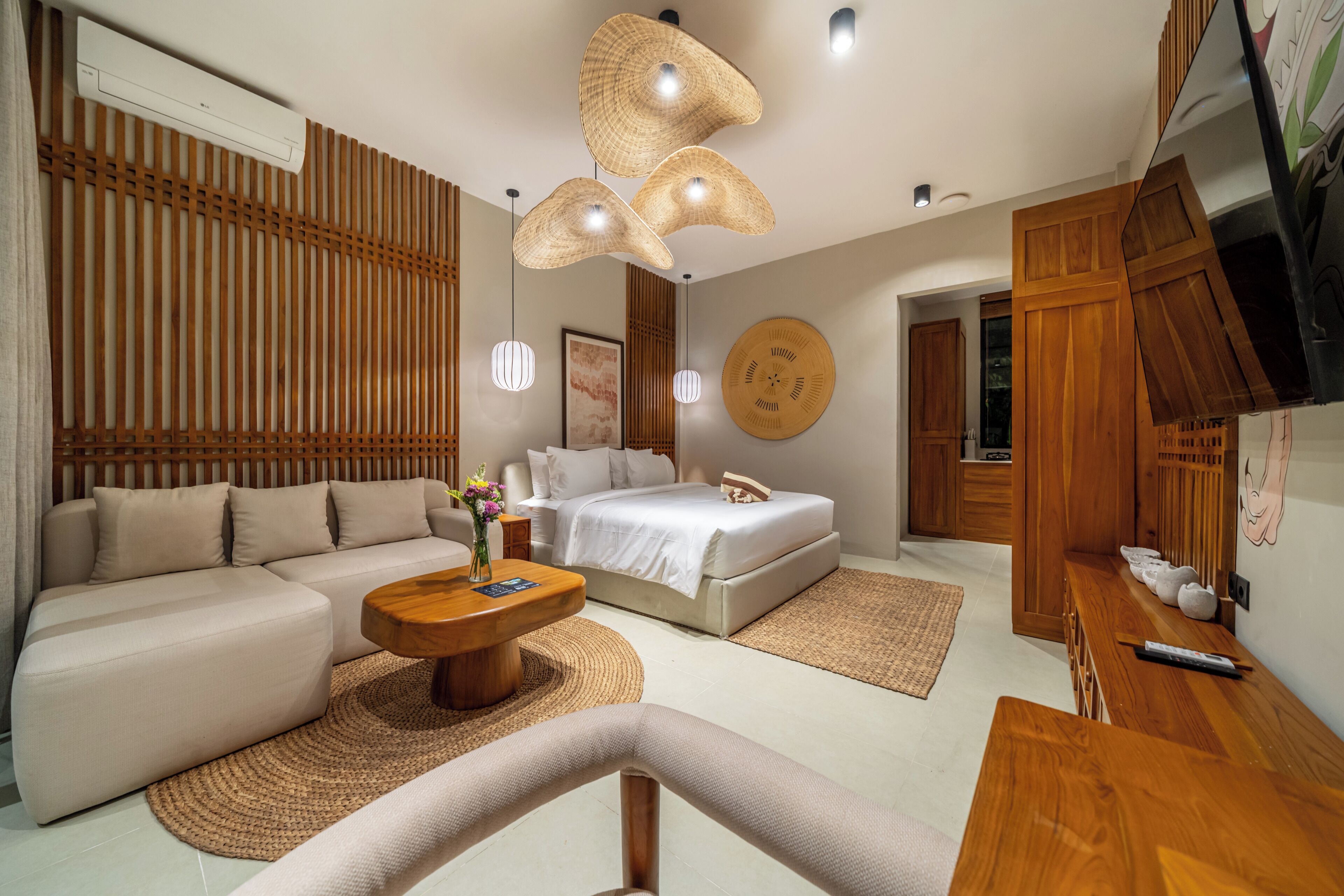 Standard Apartment, 1 Bedroom, Courtyard View | Egyptian cotton sheets, premium bedding, in-room safe