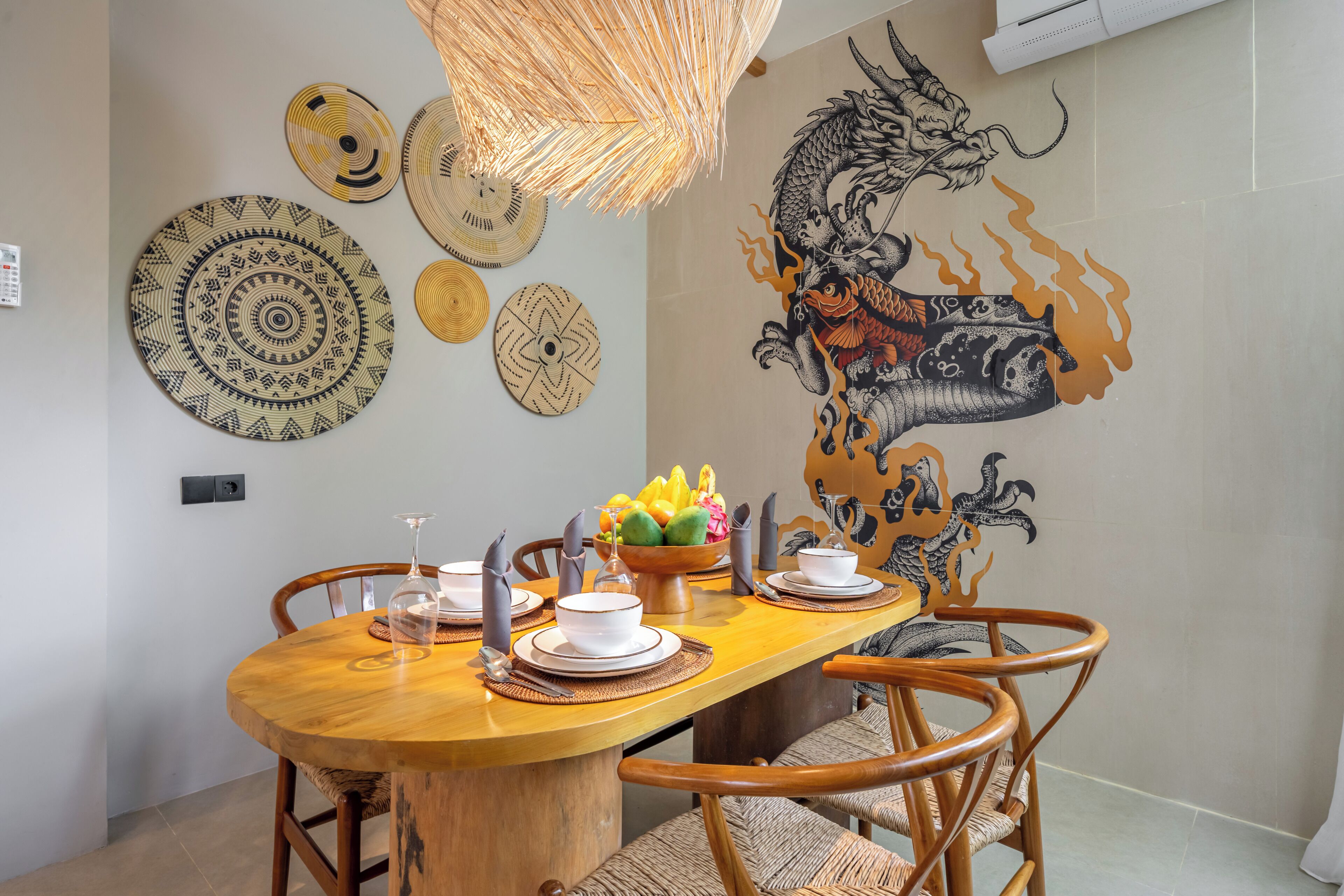 Deluxe Villa, 2 Bedrooms, Private Pool | Dining