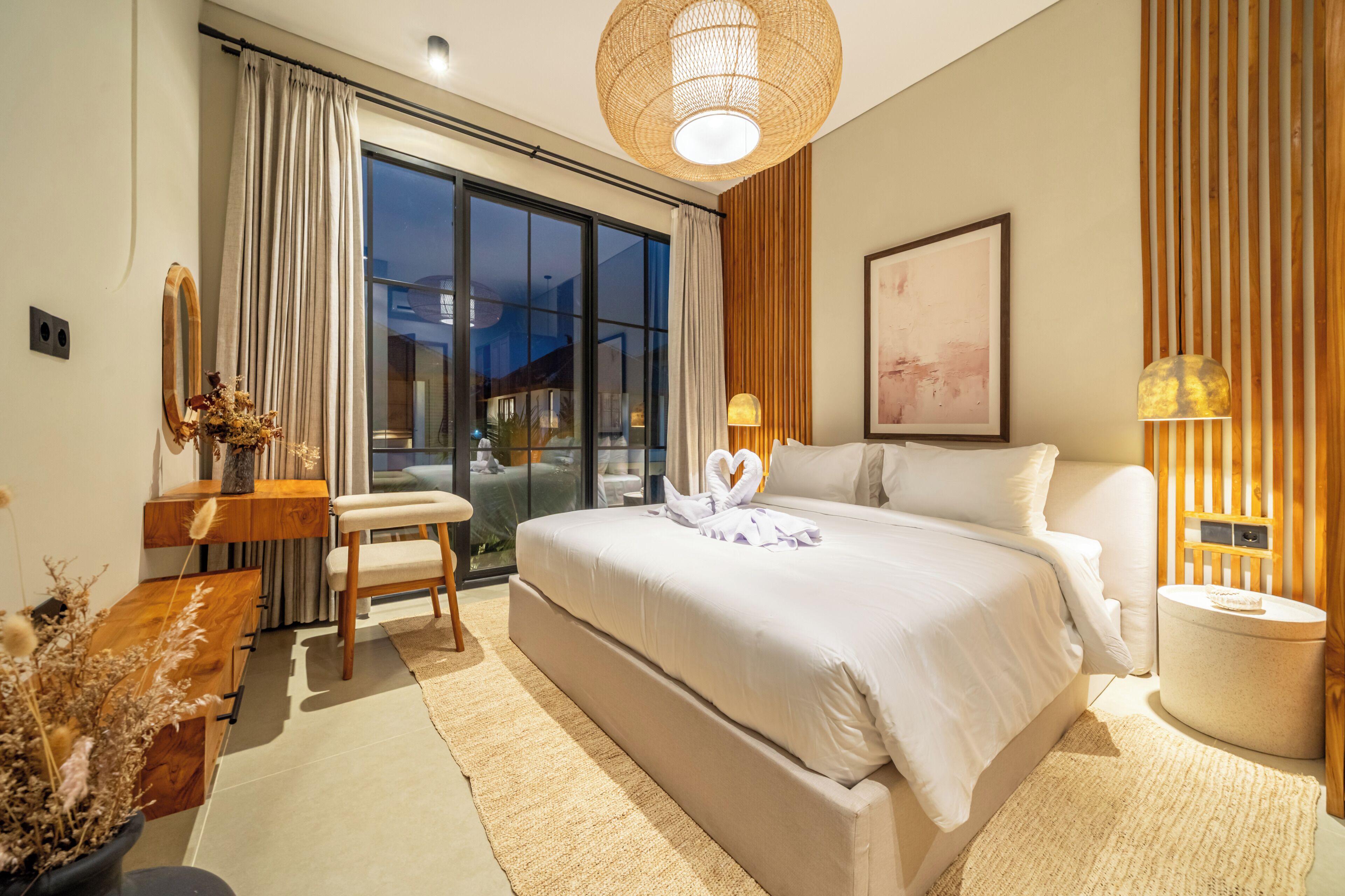 Superior Villa, 2 Bedrooms, Private Pool | Egyptian cotton sheets, premium bedding, in-room safe