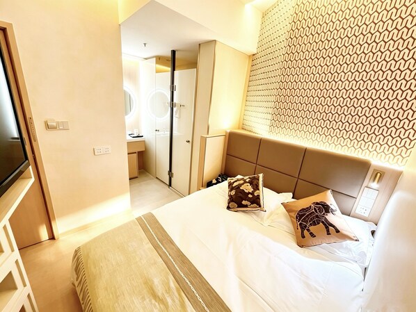 ห้องคลาสสิกดับเบิล | ผ้าม่านกันแสง, เตารีด/โต๊ะรีดผ้า, Wi-Fi ฟรี