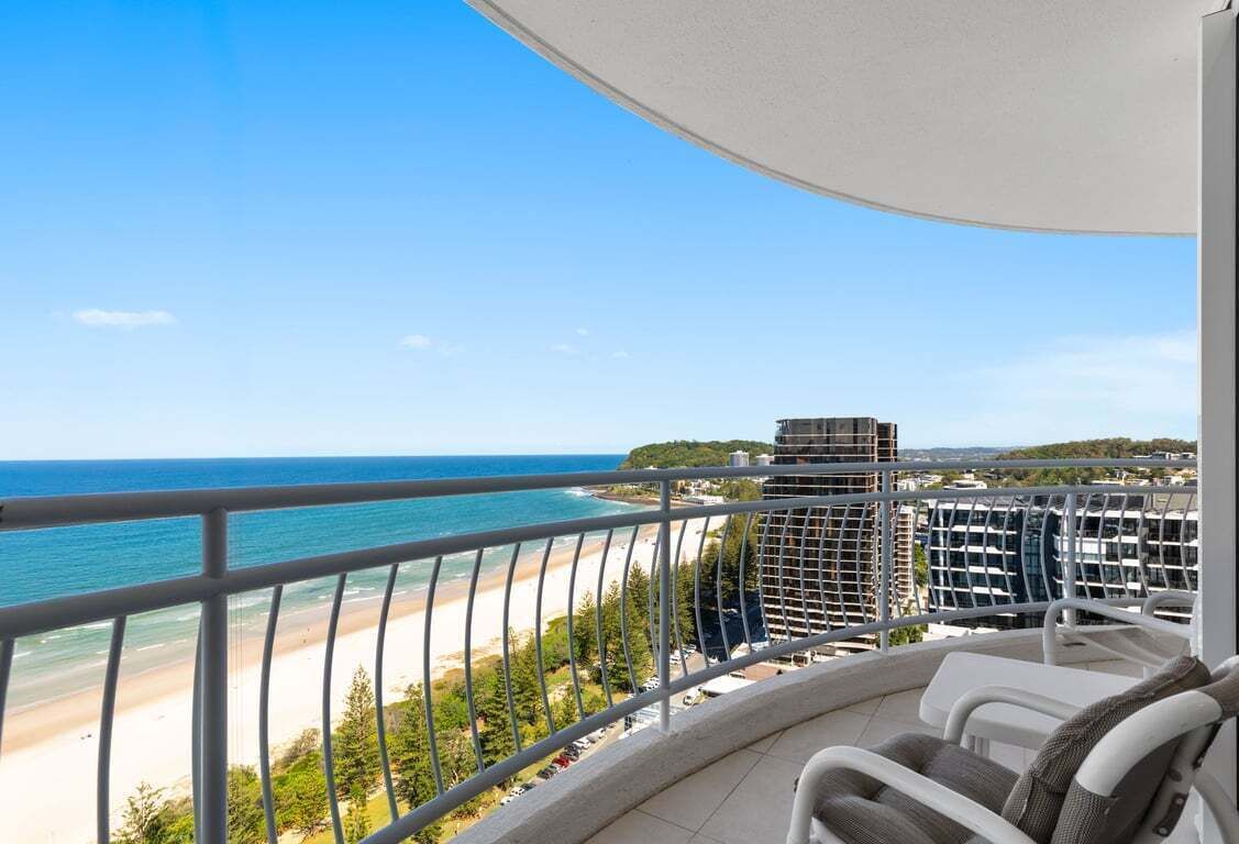 Balcony with breathtaking ocean views