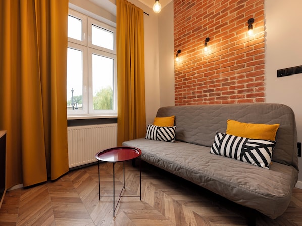 Living area - Nawrot City Center Studio (Łódź)