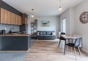 Living area - Podwisłocze Modern Apartment (Rzeszów)
