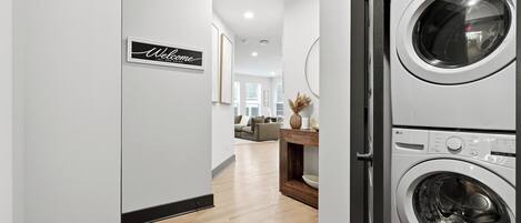In-unit water and dryer for added convenience during your stay.
