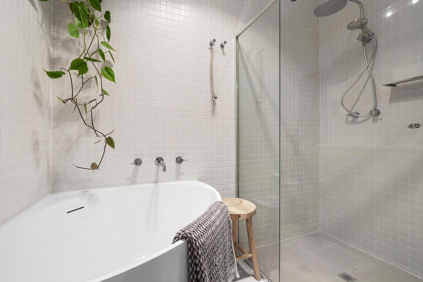 Hair dryer, towels