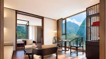 Luxury-Studiosuite, Hügelblick | Innenbereich