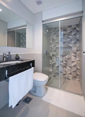 Bathroom - Corporate Stays First Living - 703 (Asunción)