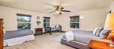 4 habitaciones, wifi y ropa de cama