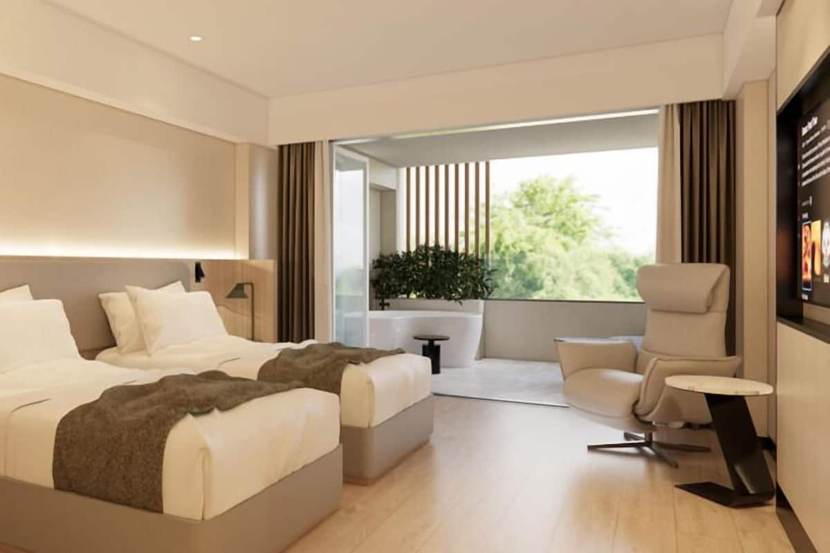 Executive-Zweibettzimmer | Zimmersafe, kostenloses WLAN