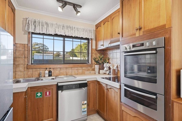 Fully equipped kitchen with everything needed for home-cooked meals.