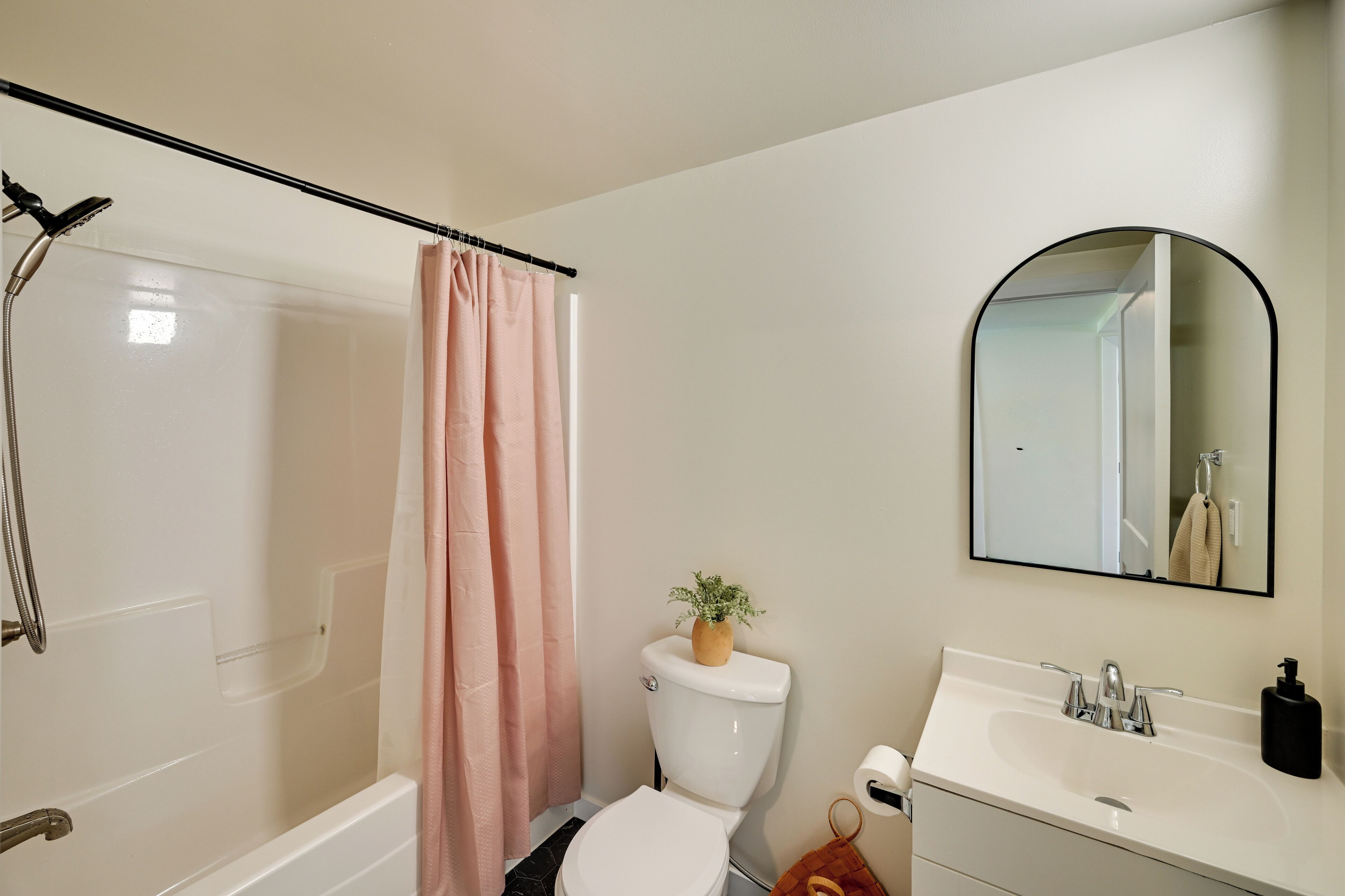 Hair dryer, towels