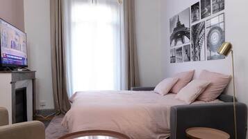 1 chambre, fer et planche à repasser, Wi-Fi, draps fournis