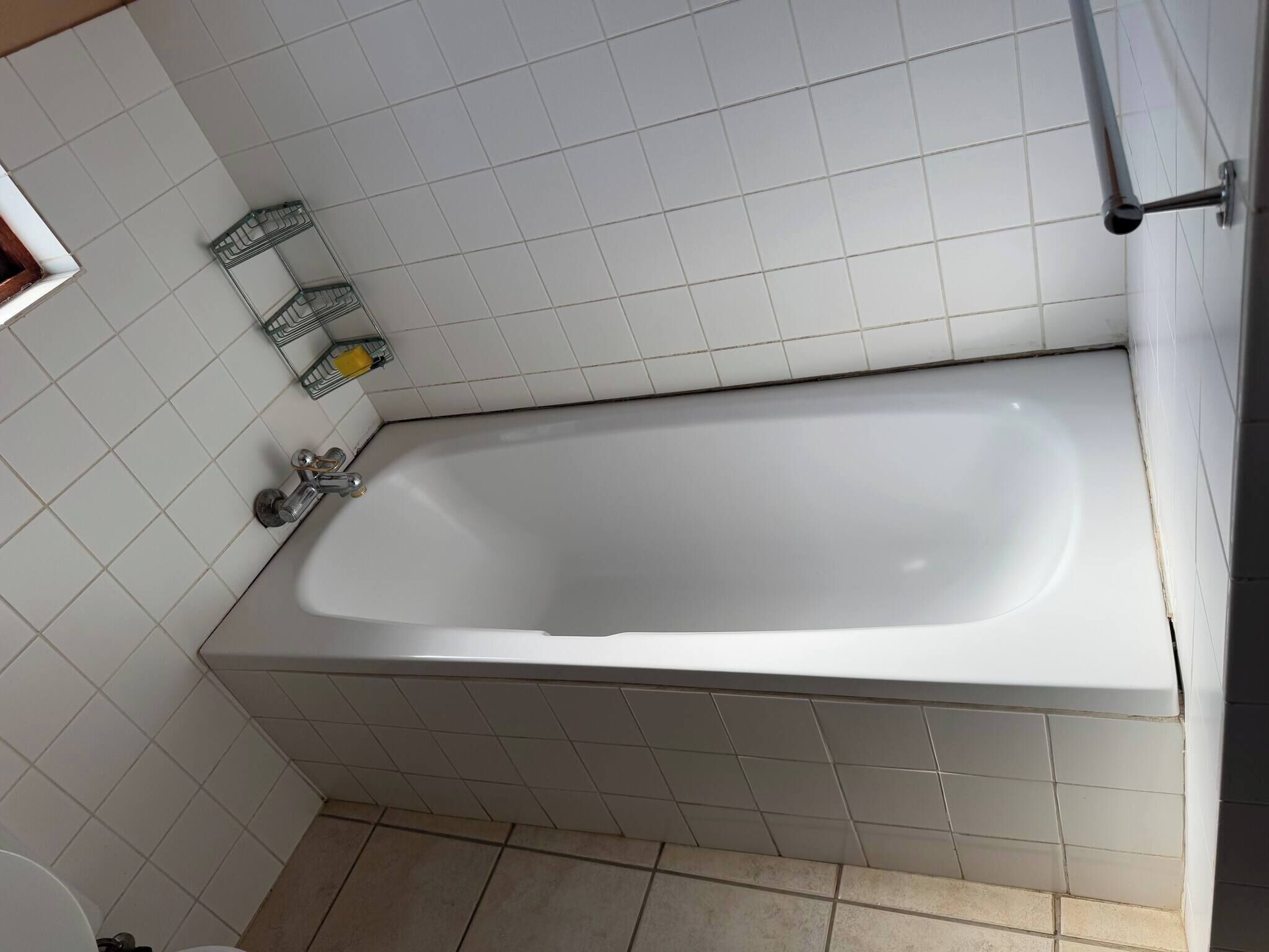 Shower, jetted tub