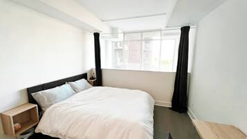 1 bedroom, internet, bed sheets