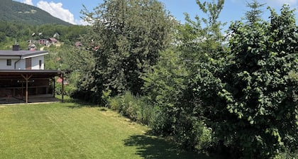 Private Mavrovo Villa with Pool, Garden & Fireplace
