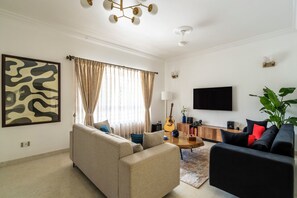 Living area - Staymaster Caetano-3BR Villa with Pool  (Siolim)