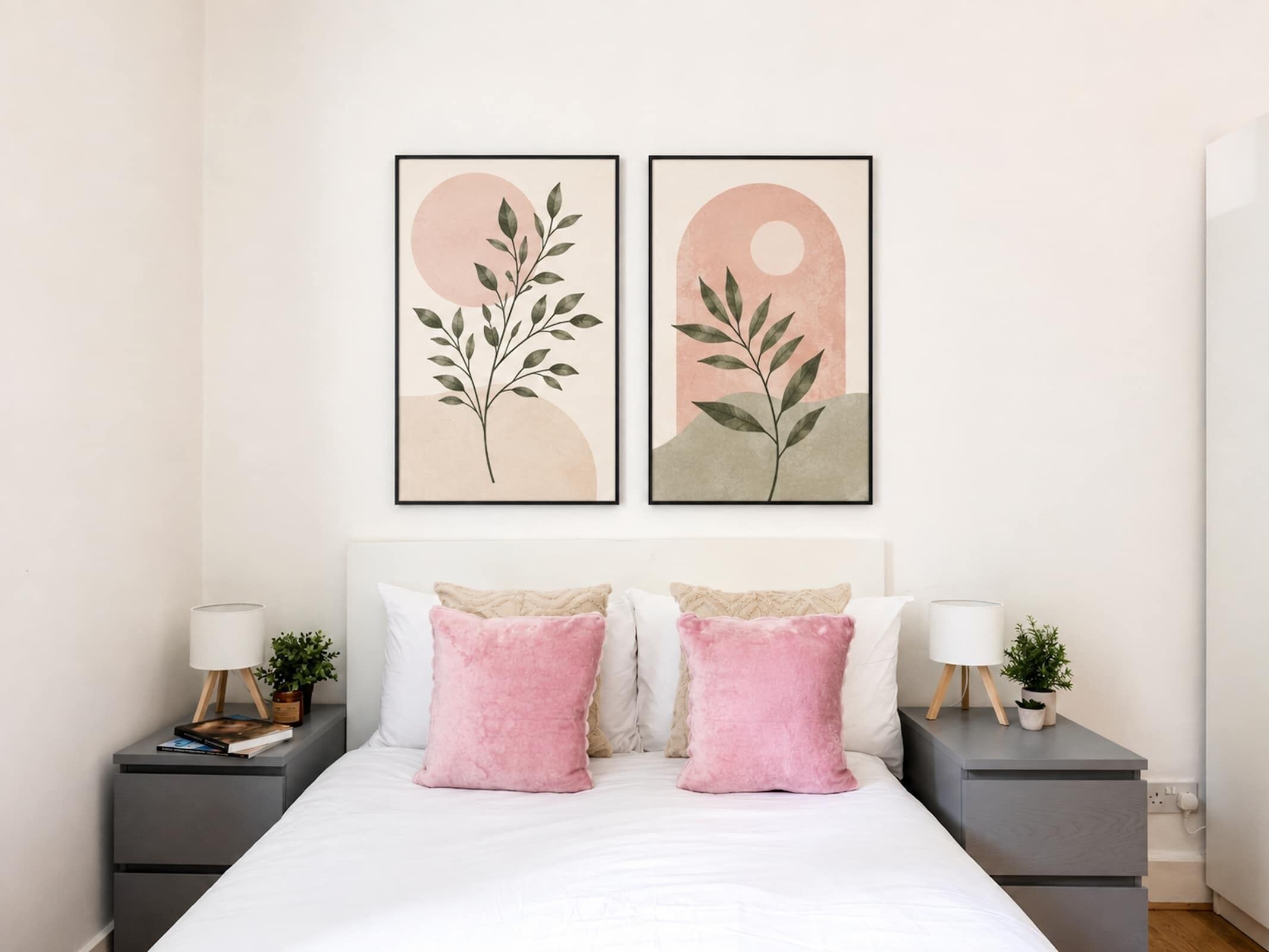 2 Schlafzimmer, Schreibtisch, Bügeleisen/Bügelbrett, Reisekinderbett