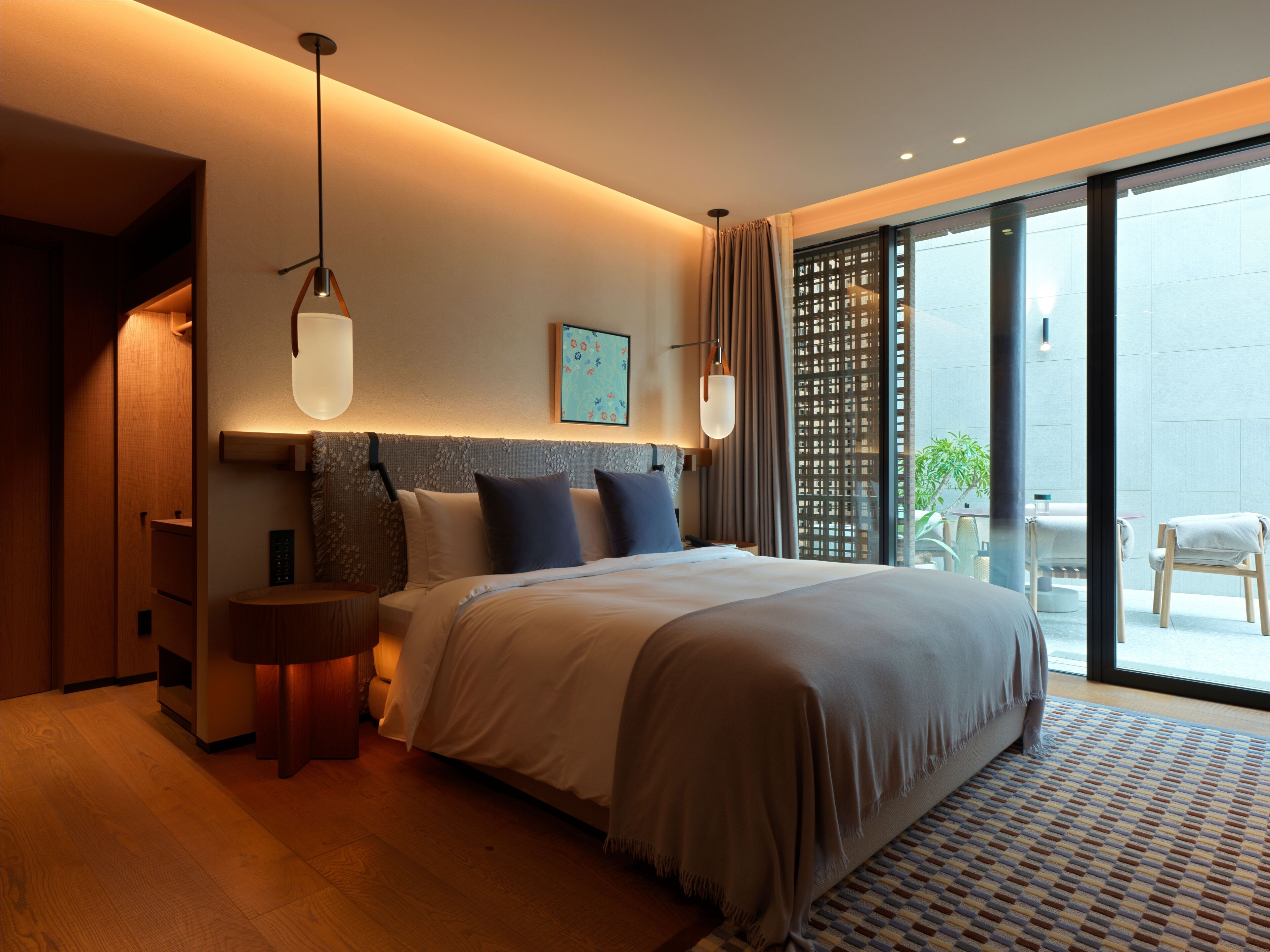 Double Room, 1 King Bed, Balcony, Ocean View | In-room safe, blackout curtains, iron/ironing board (on request)
