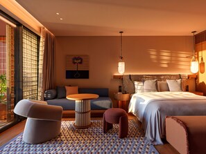 Double Room, 1 King Bed, Balcony, Ocean View | In-room safe, blackout curtains, iron/ironing board (on request) - Casa CABaN HAYAMA (Miura-gun)