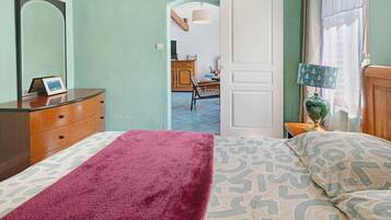 2 chambres, draps fournis