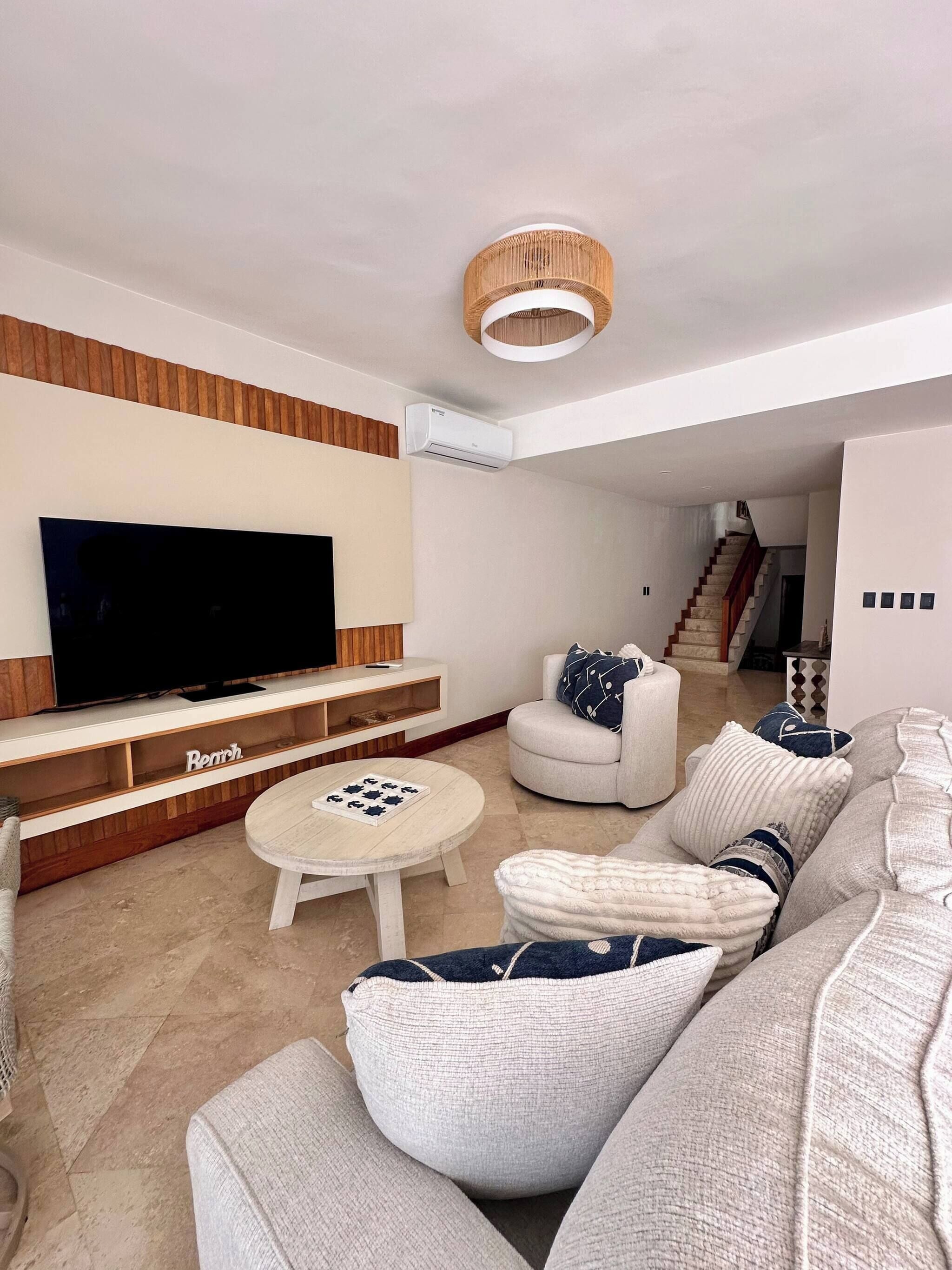 Villa, 3 Schlafzimmer, Raucher, eigener Pool | Wohnzimmer