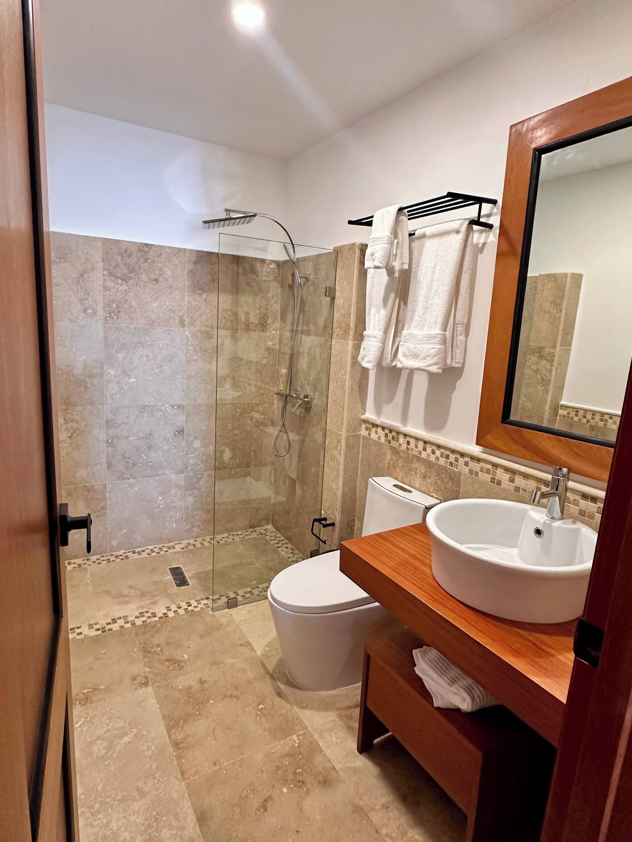 Villa, 3 camere da letto, fumatori, piscina privata | Bagno