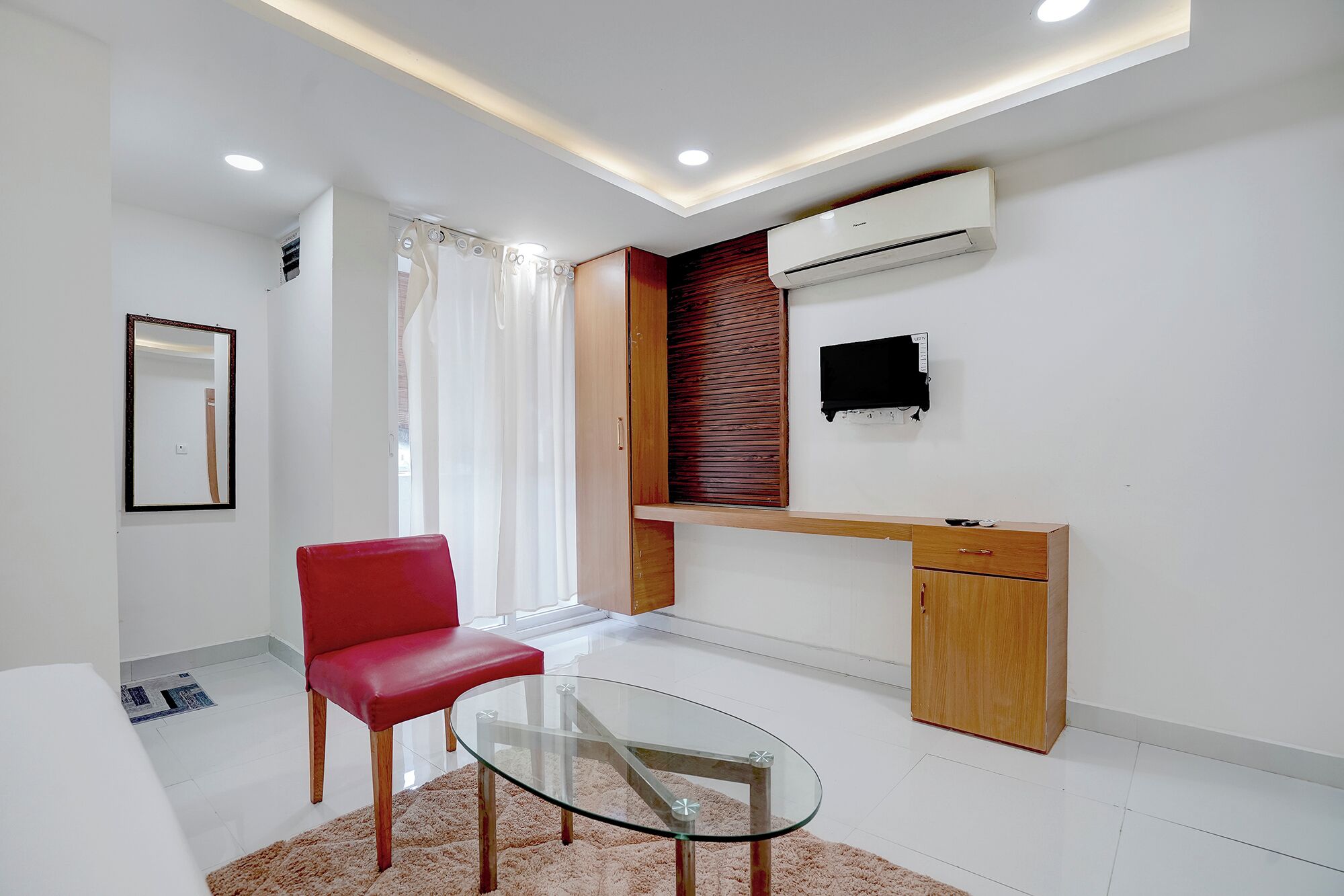 28-inch LCD TV with cable channels