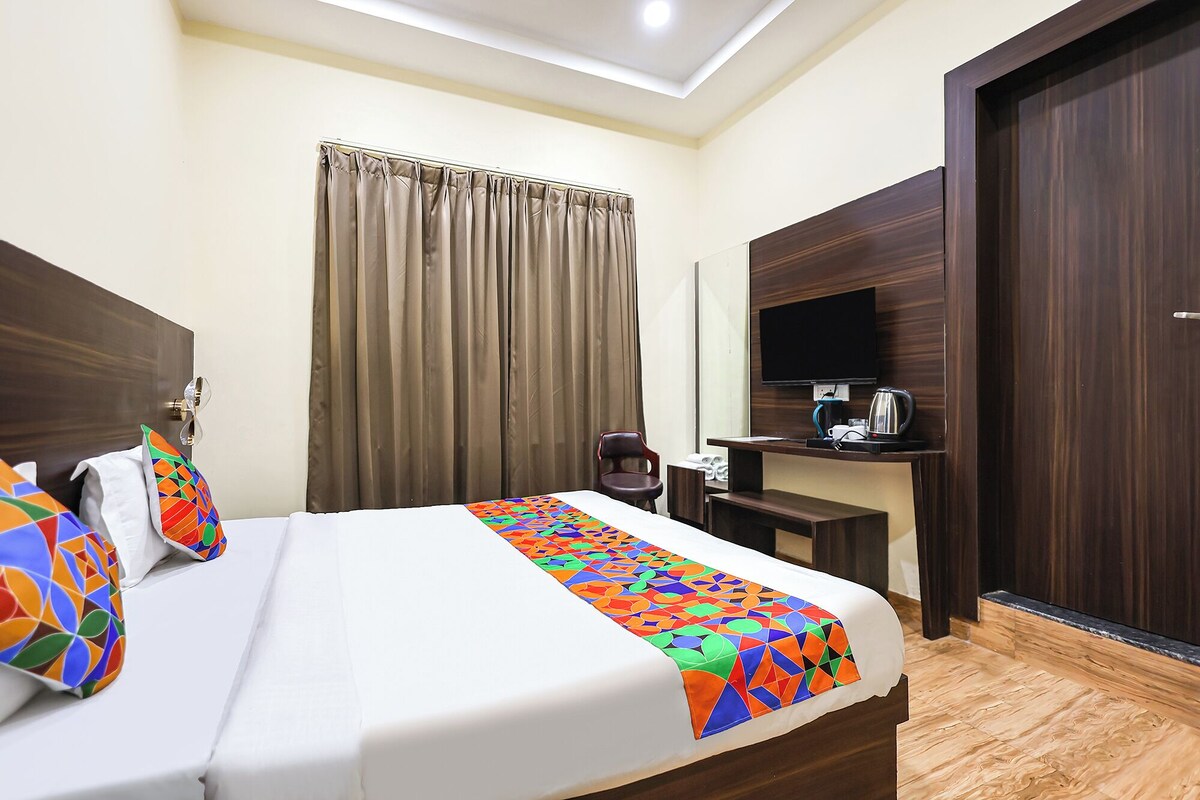 Phòng Deluxe | Bộ trải giường bằng vải cotton Ai Cập, bộ đồ giường cao cấp 