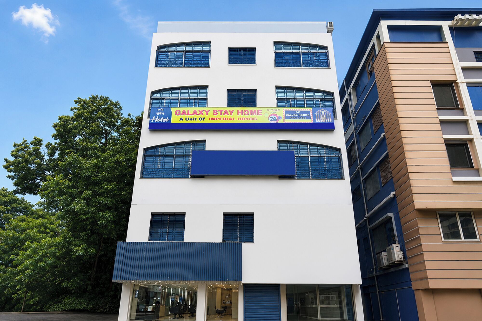 Fachada de la propiedad