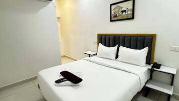 Phòng Deluxe | Bộ trải giường bằng vải cotton Ai Cập, bộ đồ giường cao cấp