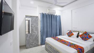 Phòng Deluxe | Bộ trải giường bằng vải cotton Ai Cập, bộ đồ giường cao cấp