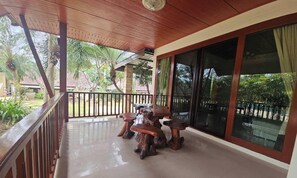 House, 3 Bedrooms | Terrace/patio - Chaya Village F Shared Pool & Jacuzzi (Ko Lanta)